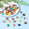 Opaque Resin & Wood Cabochons RESI-PH0001-13-9