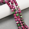 Synthetic Fossil Beads Strands G-L028-8mm-01-6