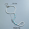 Luminous Resin Round Beaded with Glass Seed Beaded Anklets WG45460-03-4