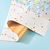 20 Sheets Plastic Gold Foil Flower Bouquets Wrapping Packaging DIY-TAC0025-13A-18