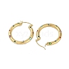 Ion Plating(IP) 304 Stainless Steel Hoop Earrings for Women EJEW-K281-34G-01-2