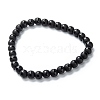 Frosted Glass Beads Stretch Bracelets BJEW-I296-09B-1