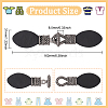 Fingerinspire 6 Sets PU Imitation Leather Sew on Toggle Buckles FIND-FG0001-89-2