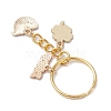 Alloy Enamel Pendant Keychains KEYC-JKC01177-03-4