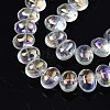 Electroplate Glass Beads Strand X-EGLA-S188-22-B03-2