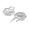 Non-Tarnish 304 Stainless Steel Hoop Earrings EJEW-P271-09P-2