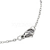 Non-Tarnish 201 Stainless Steel Origami Pendant Necklaces NJEW-T009-JN091-1-40-3