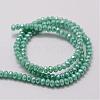 Electroplate Glass Bead Strands GLAA-K016-2x3mm-07FR-2