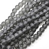 Baking Paint Transparent Glass Beads Strands X-GLAA-S031-12mm-12-1