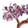 Natural Amethyst & Green Aventurine Tree Display Decoration DJEW-G027-02RG-01-3