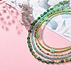 5Pcs 5 Style Polymer Clay Flower & Glass Seed Beaded Necklaces Set for Women NJEW-JN04011-2