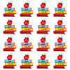 SUNNYCLUE 25Pcs Opaque Resin Pendants for Teachers' Day RESI-SC0002-42-1