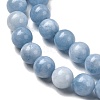 Natural Dyed White Jade Beads Strands G-M402-C03-27-4