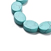 Synthetic Turquoise Beads Strands G-P559-B02-01-4