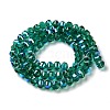 Transparent Electroplate Glass Beads Strands X-GLAA-Q099-C01-09-1-2