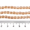 Electroplate Glass Beads Strands EGLA-D031-01T-3