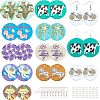  DIY Dangle Earring Making Kits DIY-NB0005-34-1