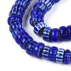Handmade Millefiori Glass Beads Strands LAMP-T021-27B-04-3