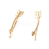 Alloy Dangle Earrings EJEW-F270-05G-2