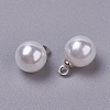 Resin Imitation Pearl Pendants RESI-WH0008-17D-1