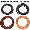 5M Round Braided Cowhide Letter Cord WL-GF0001-34B-03-7