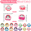 200Pcs 2 Styles Handmade Polymer Clay Beads CLAY-PA0001-53-2
