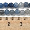 Dyed & Heated Natural Blue Aventurine Beads Strands G-E571-A10-04-5