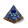 Orgonite Pyramid Resin Energy Generators DJEW-D013-01F-2