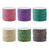  6 Rolls 6 Colors Cotton Braid Thread OCOR-TA0001-50-8