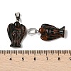 Natural Mahogany Obsidian Pendants G-B127-10P-09-4