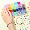 24Colors ABS Plastic Imitation Pearl Beads OACR-YW0001-74-4