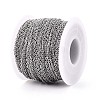 Tarnish Resistant 304 Stainless Steel Cable Chains CHS-R002-0.4mm-2