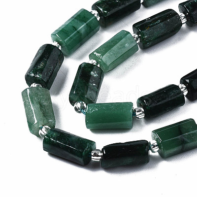 Natural Fuchsite Beads Strands X-G-S376-011-1-1