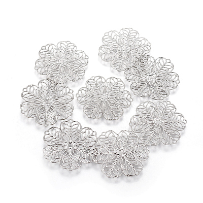 Tarnish Resistant 304 Stainless Steel Filigree Joiners STAS-G192-15P-1