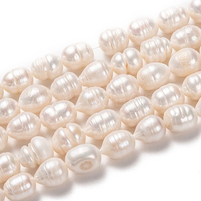 Natural Cultured Freshwater Pearl Beads Strands PEAR-L033-87-01-1