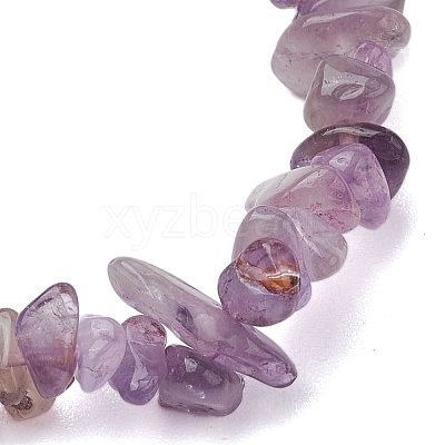Natural Amethyst Beads Kids Bracelets BJEW-JB10611-03-1