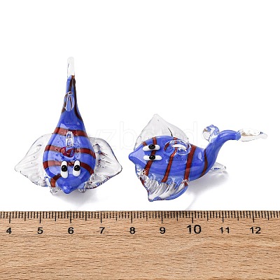 Handmade Lampwork Pendants LAMP-I031-01G-1