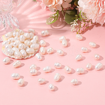 100Pcs Natural Cultured Freshwater Pearl Beads PEAR-LT0001-11-1