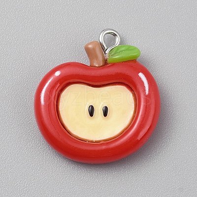Opaque Resin Pendants LS-RESI-CJC0029-001B-01-1