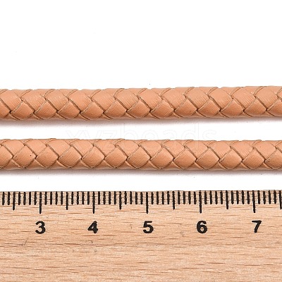 Braided Leather Cord with Core WL-F009-6mm-02-1