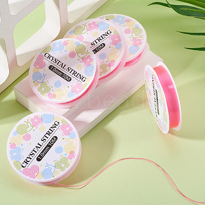 5 Rolls Round Elastic Crystal Thread EW-TA0001-11A-1