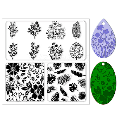 Silicone Clay Texture Mat AJEW-WH0447-040-1