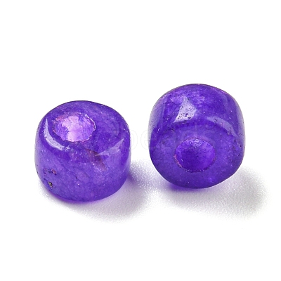 Natural White Jade Dyed Beads G-G003-A06-02-1