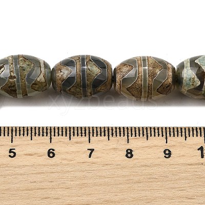 Tibetan Style dZi Beads Strands G-S389-A09-1