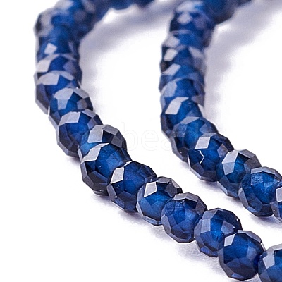 Transparent Glass Beads Strands GLAA-C019-01A-08-1