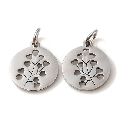 Non-Tarnish 304 Stainless Steel Charms LS-STAS-D050-07P-03-1