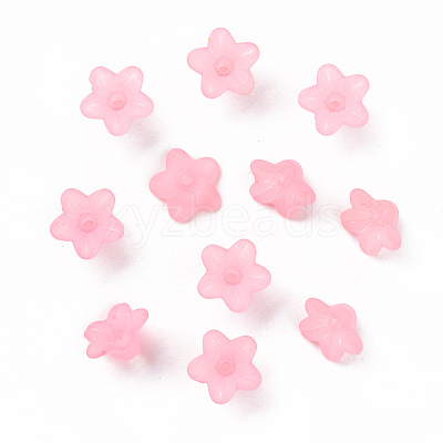 Transparent Acrylic Beads X-PL554-02-1