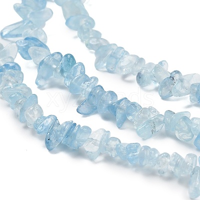 Natural Aquamarine Beads Strands G-K396-A01-01-1