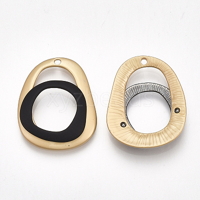 Spray Painted Alloy Pendants LS-X-PALLOY-T067-25A-1
