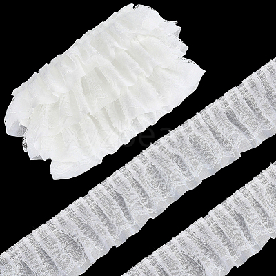 5 Yards Double Polyester Lace Trim for Sewing Decoration OCOR-GF0005-06E-1